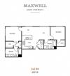 Two bedroom floor plan